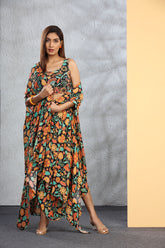Multicolor Skirt set